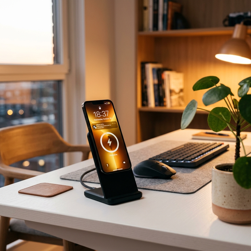 Generated Lifestyle of Wireless Charging Stand