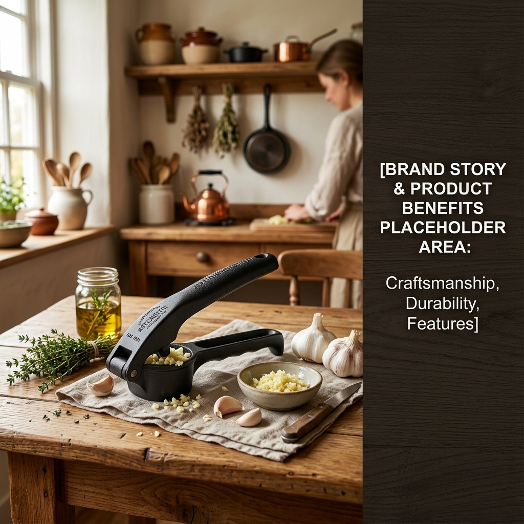 Generated A+ Banner of Cast Iron Garlic Press